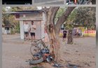 भिलाई टाउनशिप में तेज रफ्तार बाइक पेड़ से टकराई, दो युवक गंभीर घायल