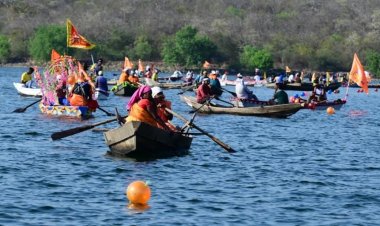 गंगरेल नौकायान उत्सव बना ऐतिहासिक, रोमांचक बोट रेस में झलका खेल और पर्यटन का संगम