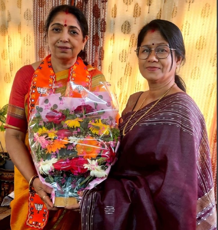 राज्यसभा सांसद बनने पर लक्ष्मी वर्मा को महापौर और एमआईसी साथियों ने दी बधाई