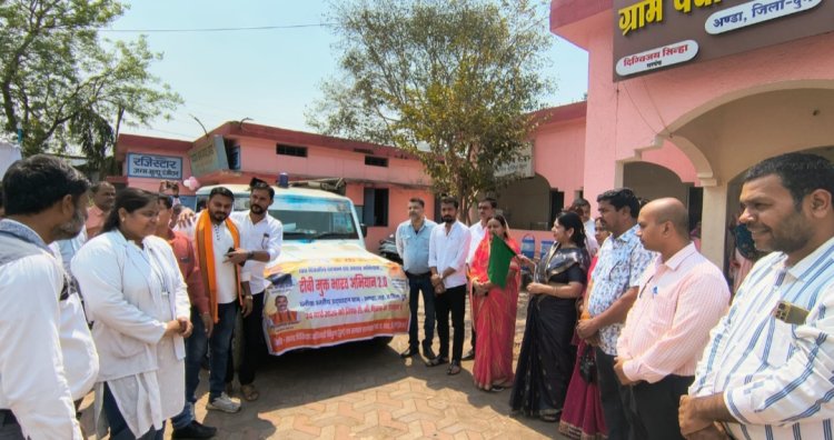 टीबी उन्मूलन की ओर कदम, मीनाक्षी चंद्राकर ने अभियान रथ को किया रवाना