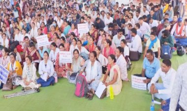 सरकारी आश्वासन बेअसर, NHM कर्मियों की फिर हड़ताल की चेतावनी