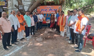 अंबेडकर जयंती और बैसाखी पर रुद्र सेना का सेवा कार्य, राहगीरों के लिए प्याऊ का उद्घाटन