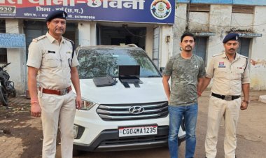 दुर्ग पुलिस की बड़ी कार्रवाई: ‘Guru 777’ ऐप से ऑनलाइन सट्टा चला रहा आरोपी रंगे हाथ गिरफ्तार, कार-लैपटॉप समेत लाखों का सामान जब्त