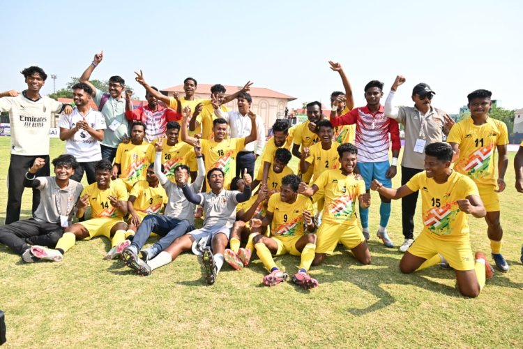 फुटबॉल फाइनल में चूका छत्तीसगढ़, शानदार मुकाबले में बंगाल ने मारी बाजी