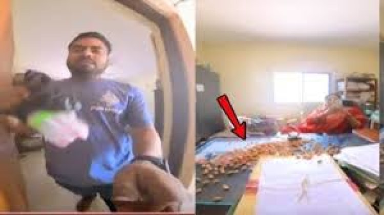 “गुम फाइल पर युवक का अनोखा विरोध: अफसरों की ‘याददाश्त’ बढ़ाने टेबल पर बिखेरे बादाम”