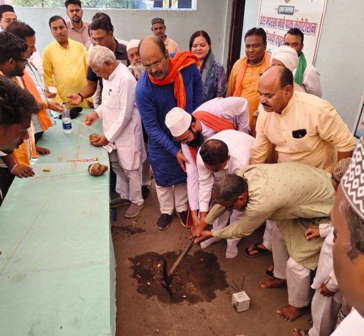 विधायक की पहल: मदरसे में निर्माण कार्य के साथ प्रतिभाओं का सम्मान