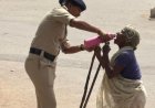 दुर्ग : राजेंद्र पार्क चौक पर महिला ट्रैफिक जवान की संवेदनशीलता, प्यास से व्याकुल वृद्धा की ऐसे की मदद