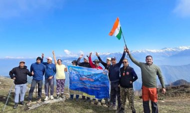 भिलाई के ऋषिकान्त ने राष्ट्रीय हिमालयन ट्रैकिंग में किया कैंप लीडर का दायित्व निर्वहन,छत्तीसगढ़ का नाम रोशन किया, देश भर के 250 प्रतिभागियों ने दी भागीदारी