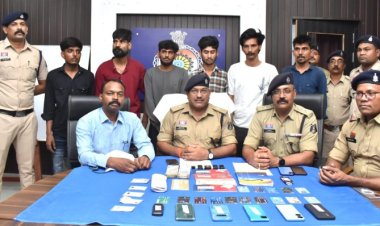 दुर्ग पुलिस की बड़ी कार्रवाई : अंतर्राज्यीय साइबर ठग गिरोह का भंडाफोड़