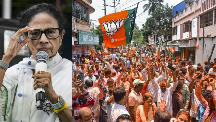 15 साल बाद बदलता बंगाल: ममता बनर्जी पिछड़ीं, BJP की बड़ी बढ़त