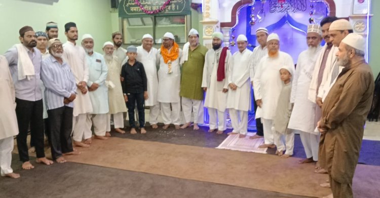 भिलाई में हज यात्रियों के इस्तकबाल का आयोजन, समाज ने दी मुबारकबाद