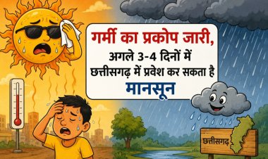 गर्मी का प्रकोप जारी, अगले 3-4 दिनों में छत्तीसगढ़ में प्रवेश कर सकता है मानसून