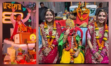शिव महापुराण कथा में गणेश जन्म, विवाह प्रसंग का वर्णनः ग्राम लिटिया सेमरिया में श्रद्धालुओं ने रिद्धि-सिद्धि संग बारात का आनंद लिया