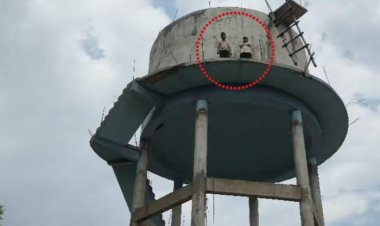 कोरबा : पुलिस पर मारपीट और रुपये लेने का आरोप, युवक पानी टंकी पर चढ़ा