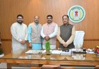 मुख्यमंत्री विष्णु देव साय को बोल बम समिति के संयोजक जितेन्द्र वर्मा ने 17 अगस्त को आयोजित विशाल बोल बम कांवर यात्रा में किया आमंत्रित