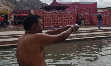 शिवनाथ से सिंधु तक आस्था की अनूठी यात्रा, भिलाई के युवक ने निभाई परंपरा