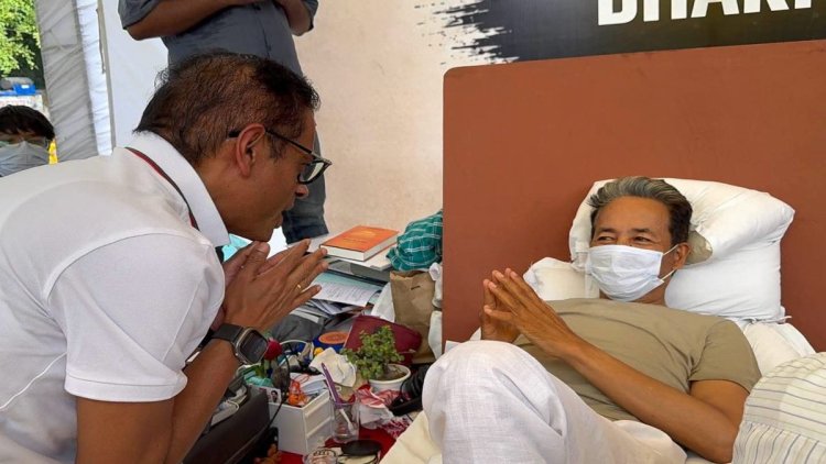 सोनम वांगचुक से मिले अमित जोगी, NEET आंदोलन को बताया छात्रों की आवाज