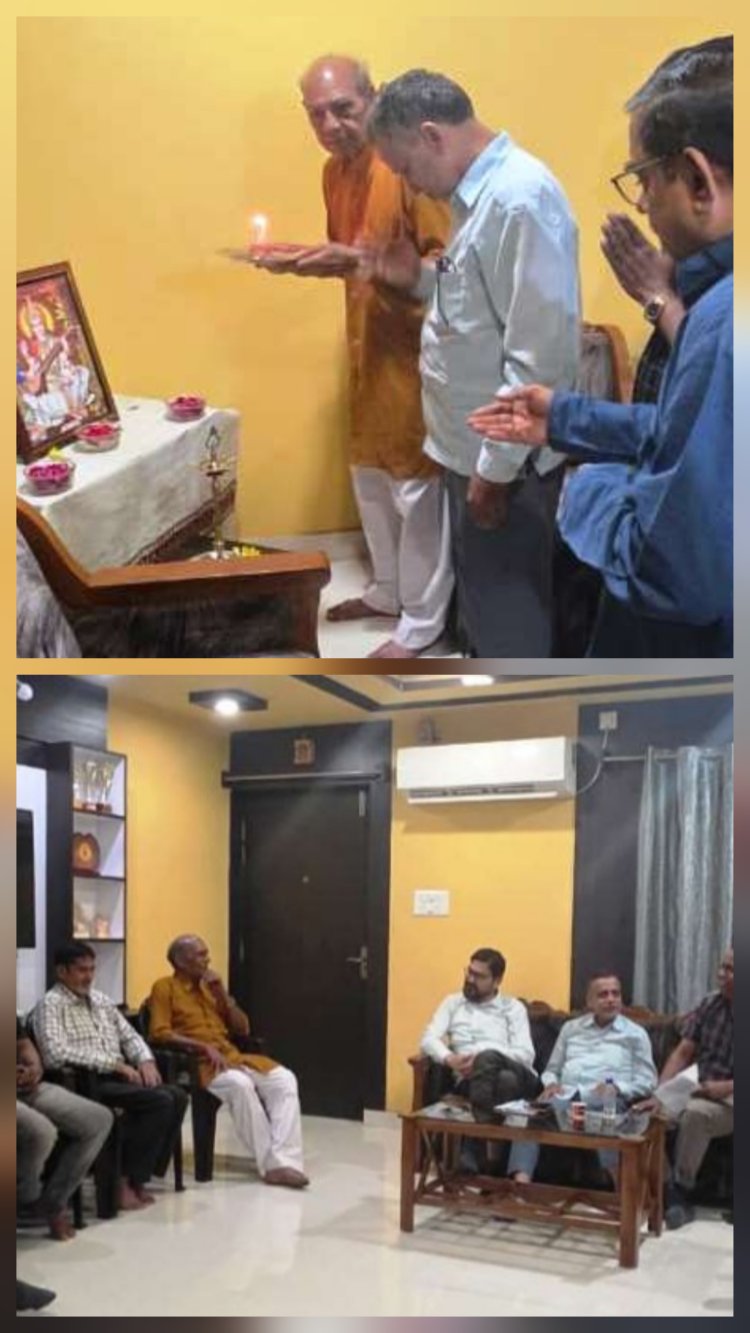 विट्ठलपुरम की काव्य संध्या में गूंजी सामाजिक सरोकारों की आवाज, स्व. तीजन बाई को दी गई काव्यांजलि