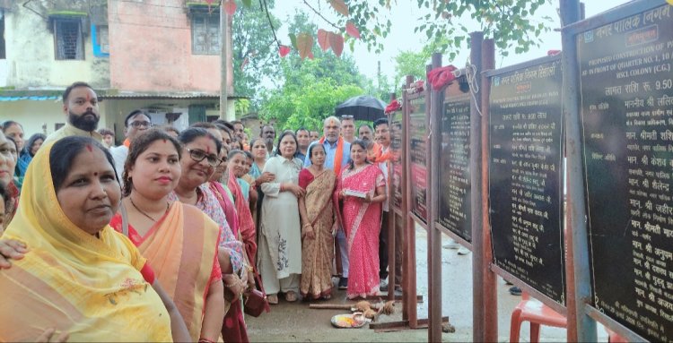 रिसाली के दशहरा मैदान का होगा कायाकल्प, ₹3.27 करोड़ के विकास कार्यों का भूमिपूजन