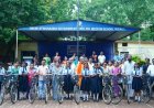 रिसाली के आत्मानंद स्कूल में 61 छात्राओं को मिली साइकिल, ललित चंद्राकर ने दिया शिक्षा और संस्कार का संदेश