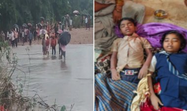 छत्तीसगढ़ में दर्दनाक हादसा: स्कूल से घर लौट रहे तीन मासूम घोंघा नदी के तेज बहाव में बहे, रेस्क्यू के बाद तीनों के शव बरामद