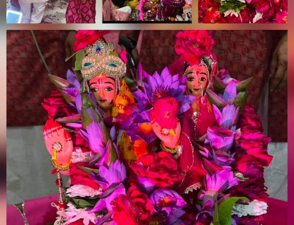 दुर्ग शहर में आकृषित पार्थिव शिवलिंग का मधुर गीतों एवं मंत्रोच्चारण के साथ रुद्राभिषेक  हुआ