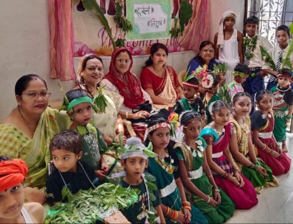 मंगल दीप स्कूल में हरेली की धूम, बच्चों ने पारंपरिक अंदाज में मनाया छत्तीसगढ़ का लोकपर्व
