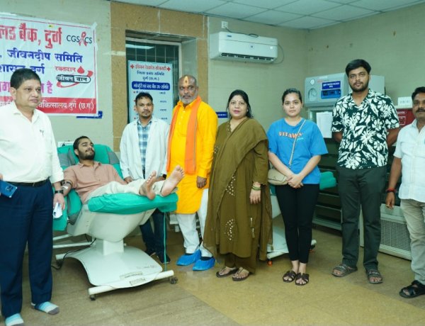 विधायक ललित चंद्राकर के बेटे नमन ने अनोखे अंदाज में मनाया जन्मदिन, रक्तदान से लेकर पौधारोपण तक किया सेवा का संकल्प