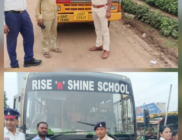 नशे में स्कूल बस चला रहे थे 2 चालक, ट्रैफिक पुलिस ने दोनों बसें जब्त कर की कार्रवाई; स्कूल प्रबंधन को नोटिस
