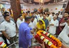 गंजपारा में निकली देवी भागवत की भव्य पोथी यात्रा, श्री देवी महात्मय कथा का हुआ शुभारंभ