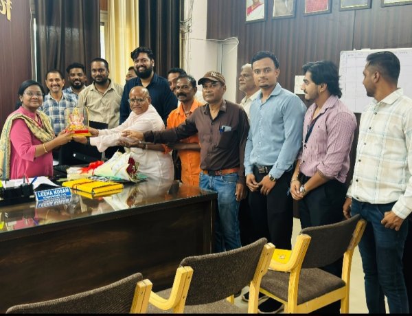 राजूलाल चंद्राकर के नेतृत्व में संघ ने किया आयुक्त लीना कोसाम का स्वागत, कर्मचारियों की समस्याओं पर हुई बातचीत