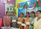 दशहरा नवरात्रि पर्व पर उन्नति महिला सहकारी साख समिति मर्यादित भिलाई ने बांटा  लोन का चैक ,  खातेदारी  का चेहरा खिला 