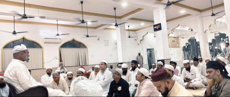 दुर्ग : सुभाष नगर की मस्जिद खैरूल अमान में हज प्रशिक्षण, दुर्ग-भिलाई के यात्रियों को सिखाए हज-उमरा के आसान तौर-तरीके