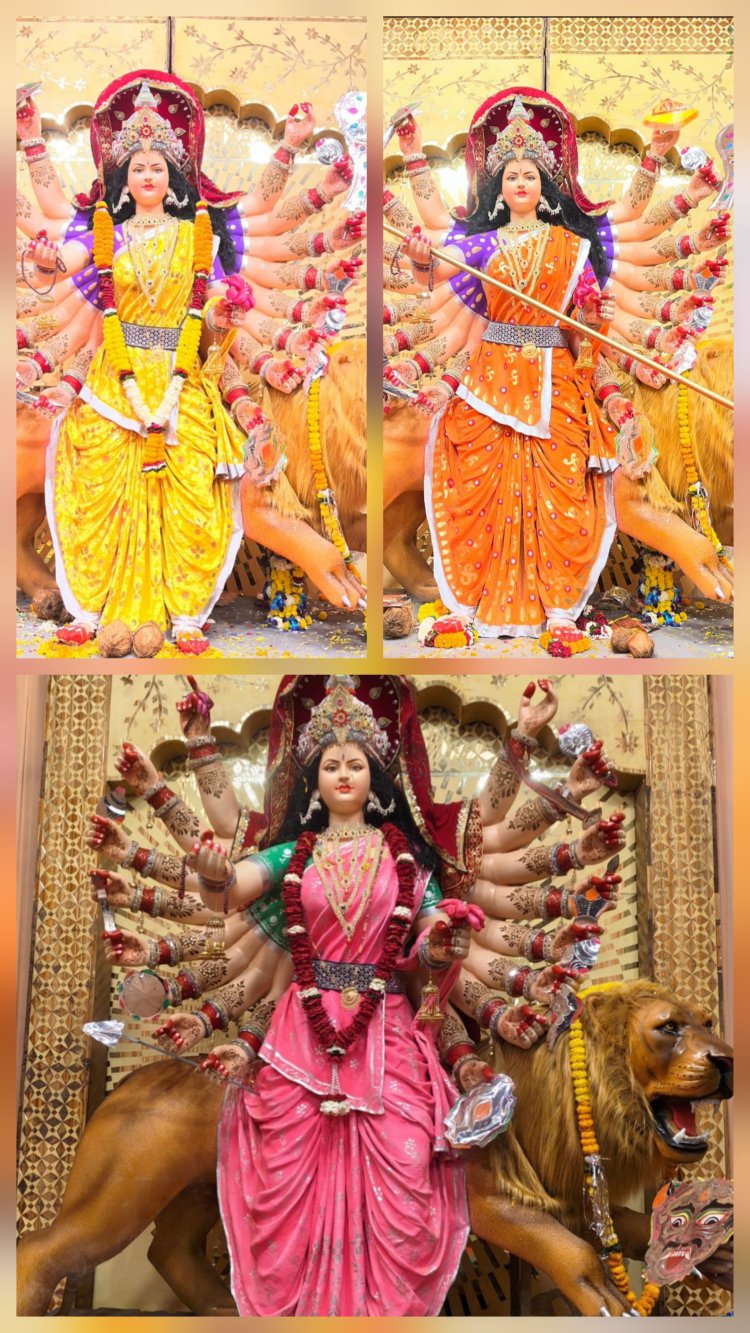नवरात्रि में हर दिन बदलता है माता का रूप और श्रृंगार, दुर्ग के सत्तीचौरा मंदिर में 46 साल से निभाई जा रही परंपरा