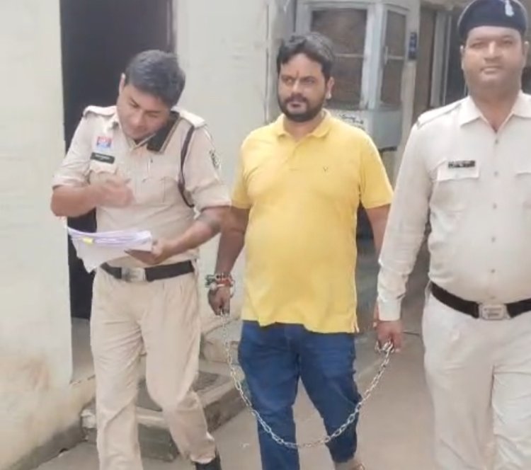 पंजाब भेजने के नाम पर 35 टन खली की हेराफेरी, फरार ट्रांसपोर्टर रायपुर से गिरफ्तार